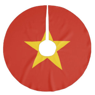 Vietnamese vlag kerstboom rok