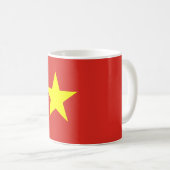 Vietnamese vlag koffiemok (Voorkant rechts)