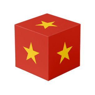 Vietnamese vlag kubus