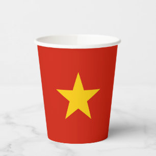 Vietnamese vlag papieren bekers