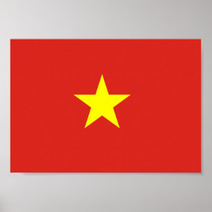 Vietnamese vlag poster