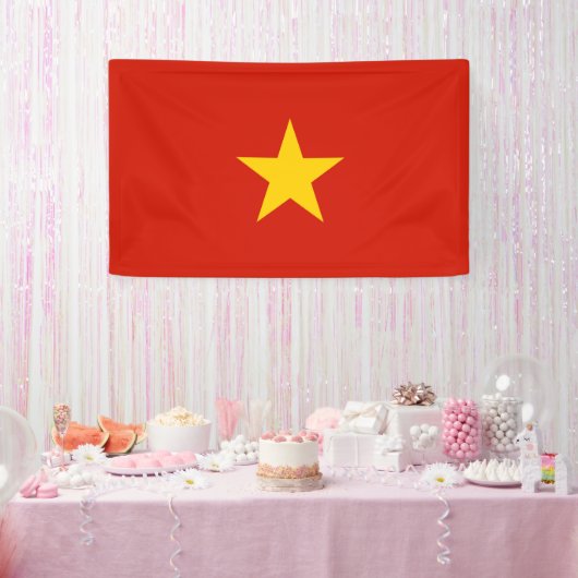 Vietnamese vlag spandoek (Feest)