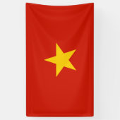 Vietnamese vlag spandoek (Verticaal)