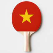 Vietnamese vlag tafeltennisbatje (Voorkant)