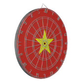 Vietnamese vlag (Vietnam) Dartbord (Voorkant Links)