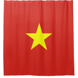 Vietnamese vlag (Vietnam) Douchegordijn