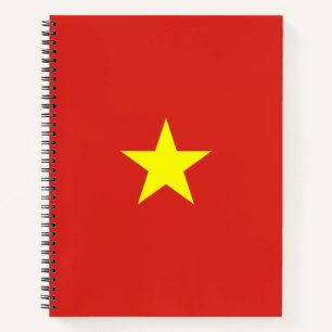 Vietnamese vlag (Vietnam) Notitieboek
