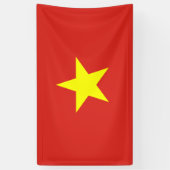 Vietnamese vlag (Vietnam) Spandoek (Verticaal)