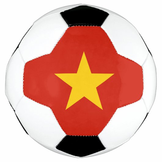 Vietnamese vlag voetbal (Voorkant)