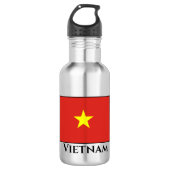 Vietnamese vlag waterfles  (Voorkant)