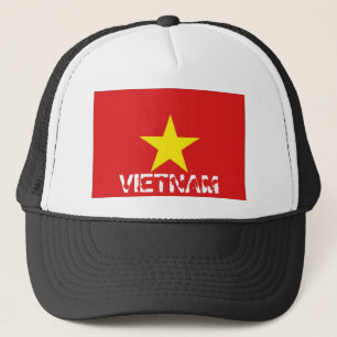 Viëtnamese vlag Zuid-pet Trucker Pet