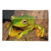 Vietnamese zwarte-webbedkikker kussensloop (Achterkant)