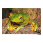 Vietnamese zwarte-webbedkikker kussensloop (Voorkant)