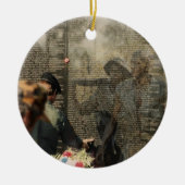 Viëtterans-onderscheiding Keramisch Ornament (Voorkant)