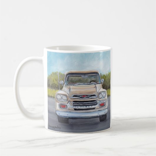 Vieux 58 Chevy Truck Art Mug (Gauche)