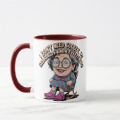 Vieux âge 11oz café Mug (Gauche)