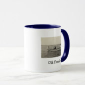 Vieux amis Bateau Antique Photo Café Mug (Devant droit)