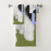 Vieux anglais Sheepdog Puppy Peinture - Chien Art (En situation)