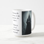 Vieux Assistant Gris Sage Mug avec devis (Devant droit)