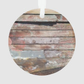 Vieux bois rustique bateau en bois plank (dos)