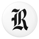 Vieux boutons décorés d'un monogramme anglais de (Devant)