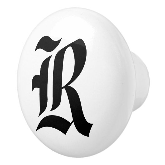 Vieux boutons décorés d'un monogramme anglais de (Droite)