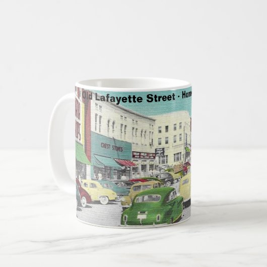 Vieux café de rue Lafayette Mug (Devant gauche)