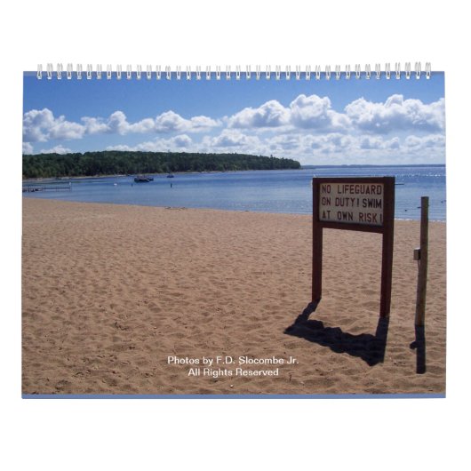 Vieux calendrier du Michigan de la mission 2018 (Dos)