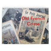 Vieux calendrier français de crime (Protection)