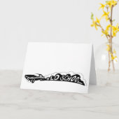 Vieux Camaro - Cartes de voeux - Vierge à l'intéri (Fleur jaune)