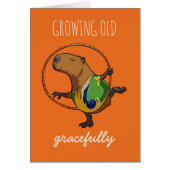 Vieux Caricature Gracly Capybara Gymnast (Devant)