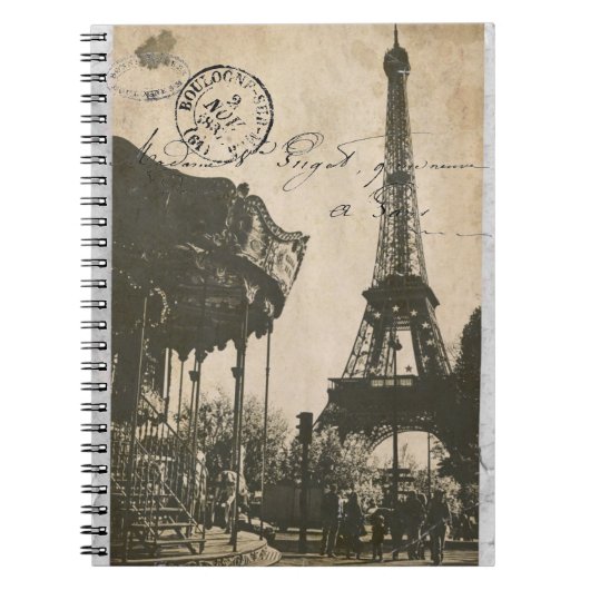 vieux carnet de carte postale de Paris (Devant)