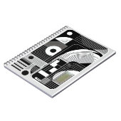 vieux Carnet de Motif Linework (Côté gauche)