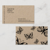 Vieux carte de visite créatif (Devant / Derrière)