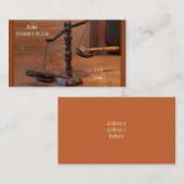 Vieux carte de visite occidental de mandataire (Devant / Derrière)