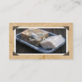 Vieux Carte de visite photo personnalisé (Dos)