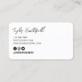 Vieux Carte de visite photographique (Dos)