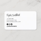 Vieux Carte de visite photographique (Dos)