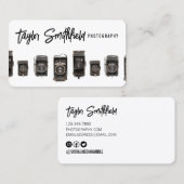 Vieux Carte de visite photographique (Devant / Derrière)