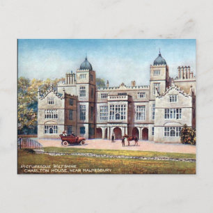 Vieux carte postale - Charlton House, Malmesbury,
