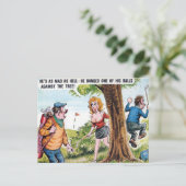Vieux Carte Postale - Comic - Golf (Debout devant)
