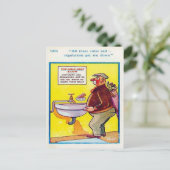 Vieux Carte Postale - Comic - Golf (Debout devant)