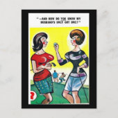 Vieux Carte Postale - Comic - Golf (Devant)