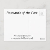 Vieux Carte Postale - Comic - Golf (Dos)