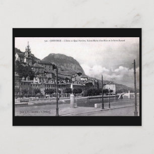 Vieux Carte Postale - Grenoble, France.