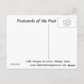 Vieux Carte Postale - Malaga, Espagne. (Dos)