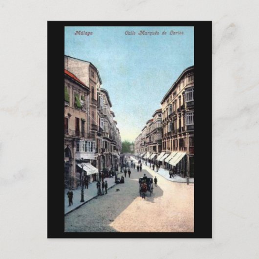 Vieux Carte Postale - Malaga, Espagne. (Devant)