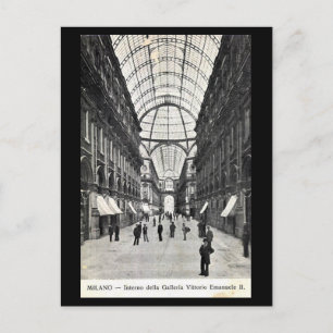 Vieux Carte Postale - Milan, Galleria