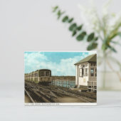 Vieux Carte Postale - Train de Quai, Southend-on-S (Debout devant)