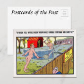 Vieux Carte Postale - Une Carte Postale Comique Te (Devant / Derrière)